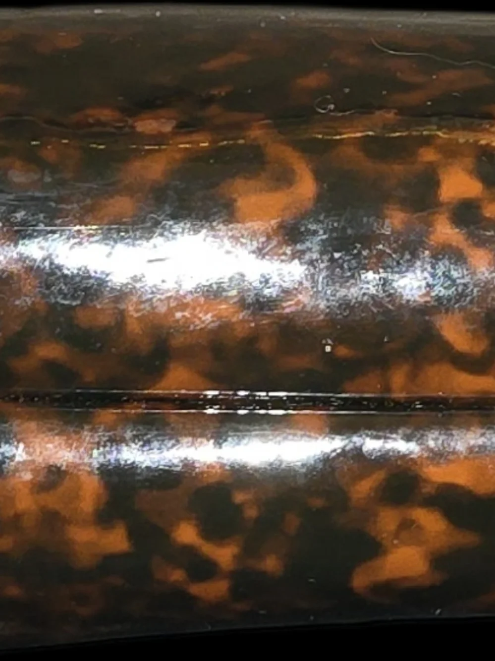 Vince Camuto  Tortoiseshell Patent Cosmetic Bag. Double As A Statement Clutch!